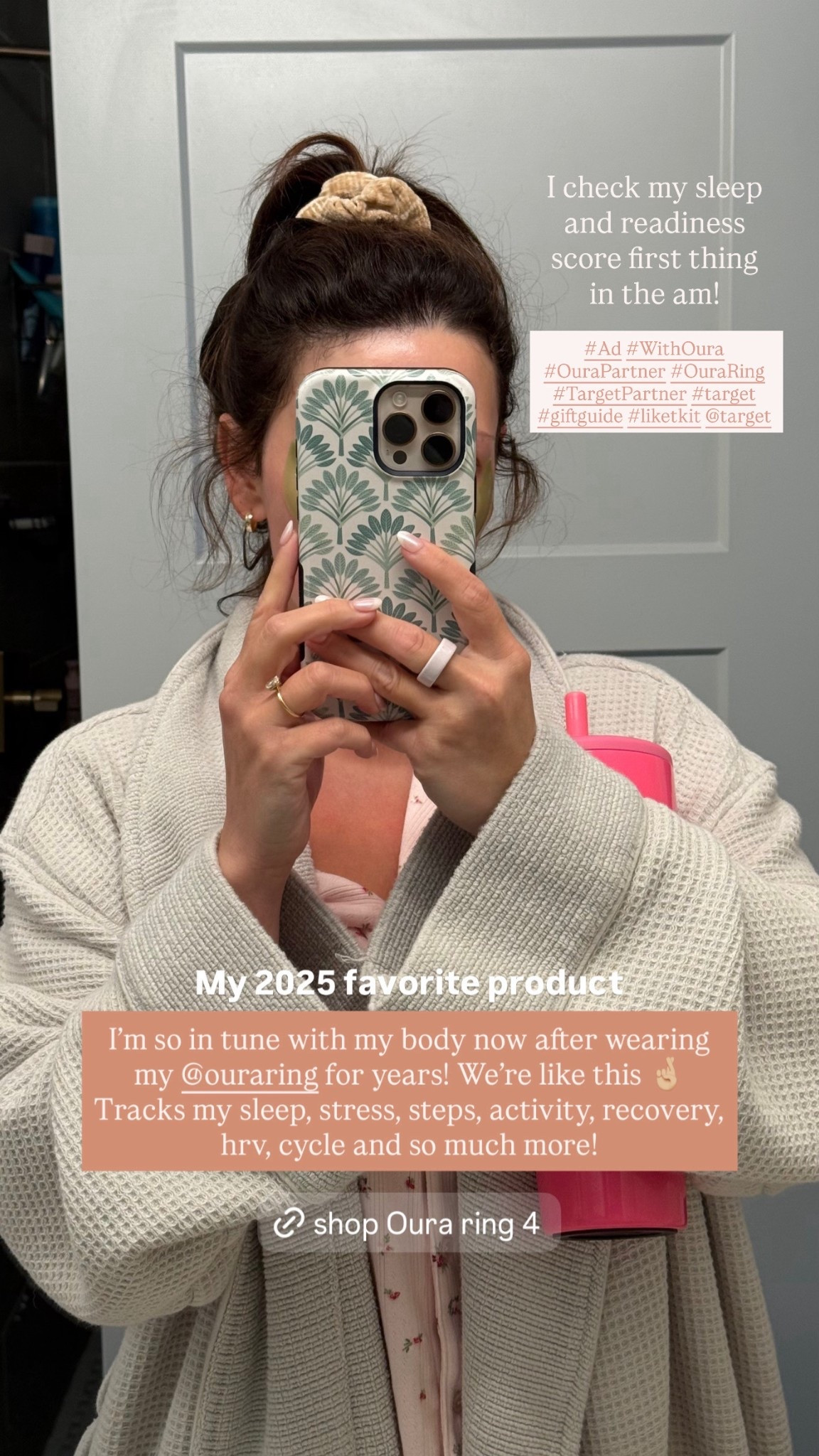 #ad Oura Ring sleeker and smarter than ever — they just keep getting better! I’m obsessed with mine for recovery, activity, sleep, heart health and syncing with natural cycles! @ouraring would make the best gift this holiday season!! Shop here at @target! @shop.ltk #WithOura #OuraPartner #OuraRing #TargetPartner #target #giftguide #liketkit 

#LTKfitnessgoals #LTKHoliday #LTKGiftGuide