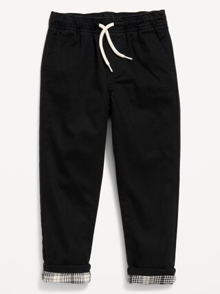 Cozy-Lined Twill Pants for Toddler Boys | Old Navy (US)