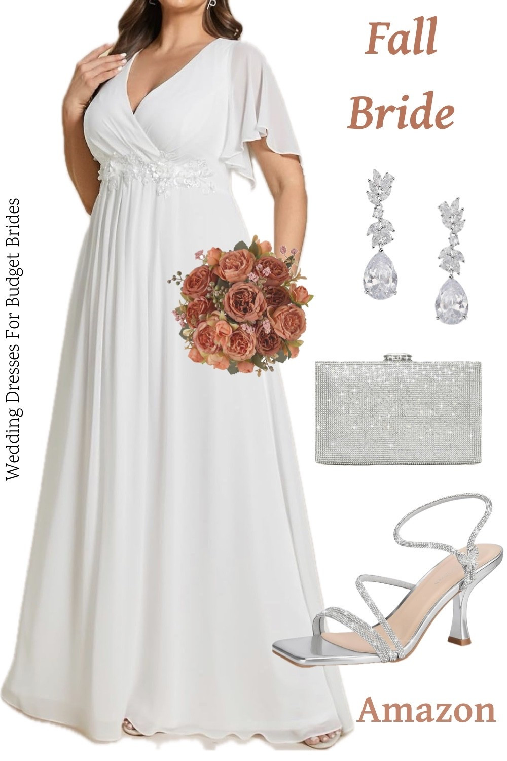 Amazon bride outfit for engagement photo or party, bachelorette party, bridal shower, rehearsal dinner, welcome dinner, wedding reception, elopement, backyard wedding, beach wedding, destination wedding, city hall wedding, courthouse wedding, micro wedding.

#LTKWedding #LTKPlusSize #LTKootd