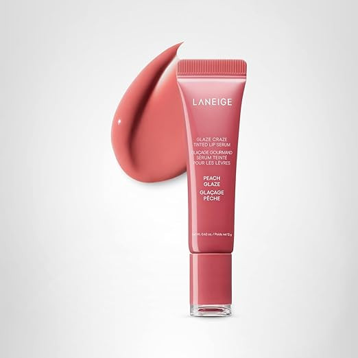 LANEIGE Glaze Craze Tinted Lip Serum: Hydrating Lip Serum for Glossy, Nourished Lips with Plumpin... | Amazon (US)
