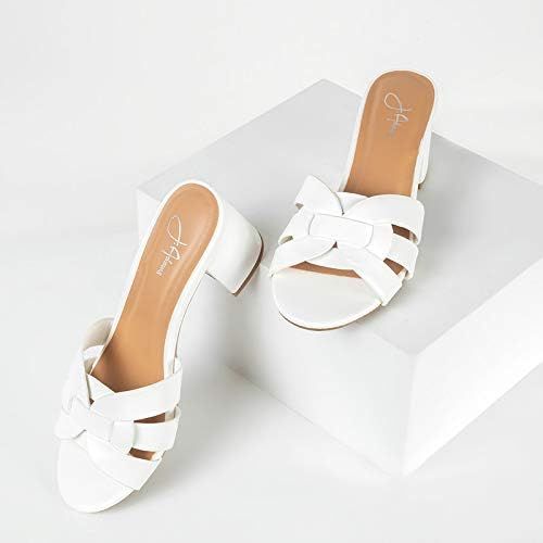 J. Adams Nori Mules for Women - Dressy Slip On Block Heeled Sandals | Amazon (US)