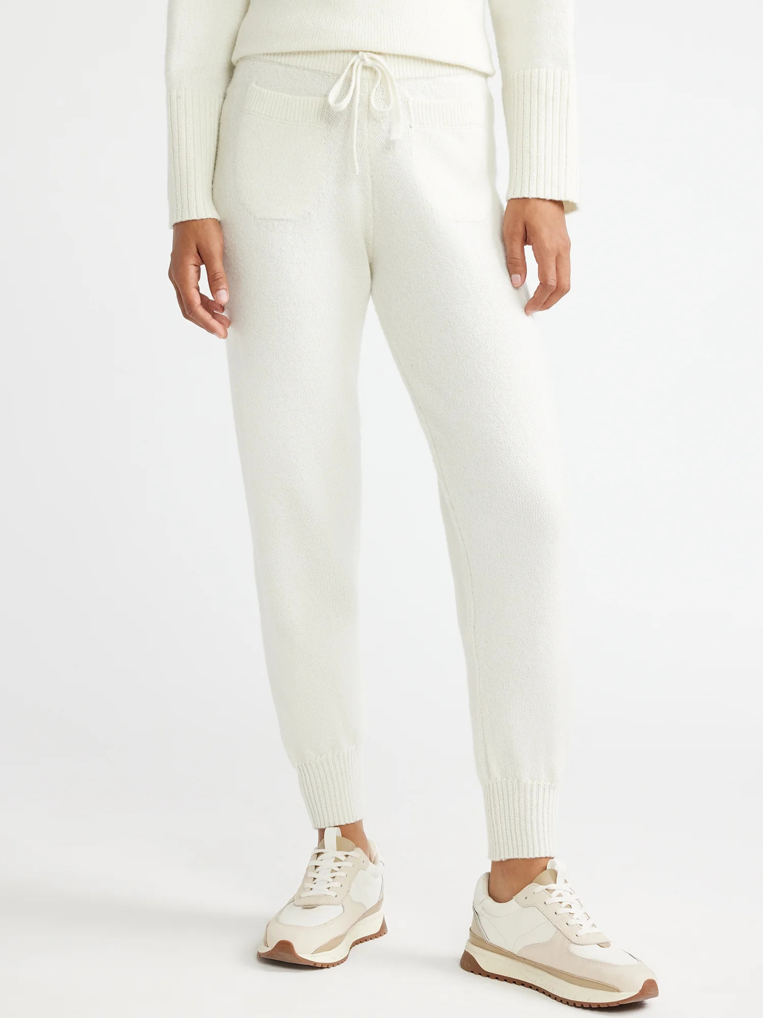 Free Assembly Patch Pocket Sweater Jogger Pants, 30” Inseam, Sizes XS-XXXL | Walmart (US)