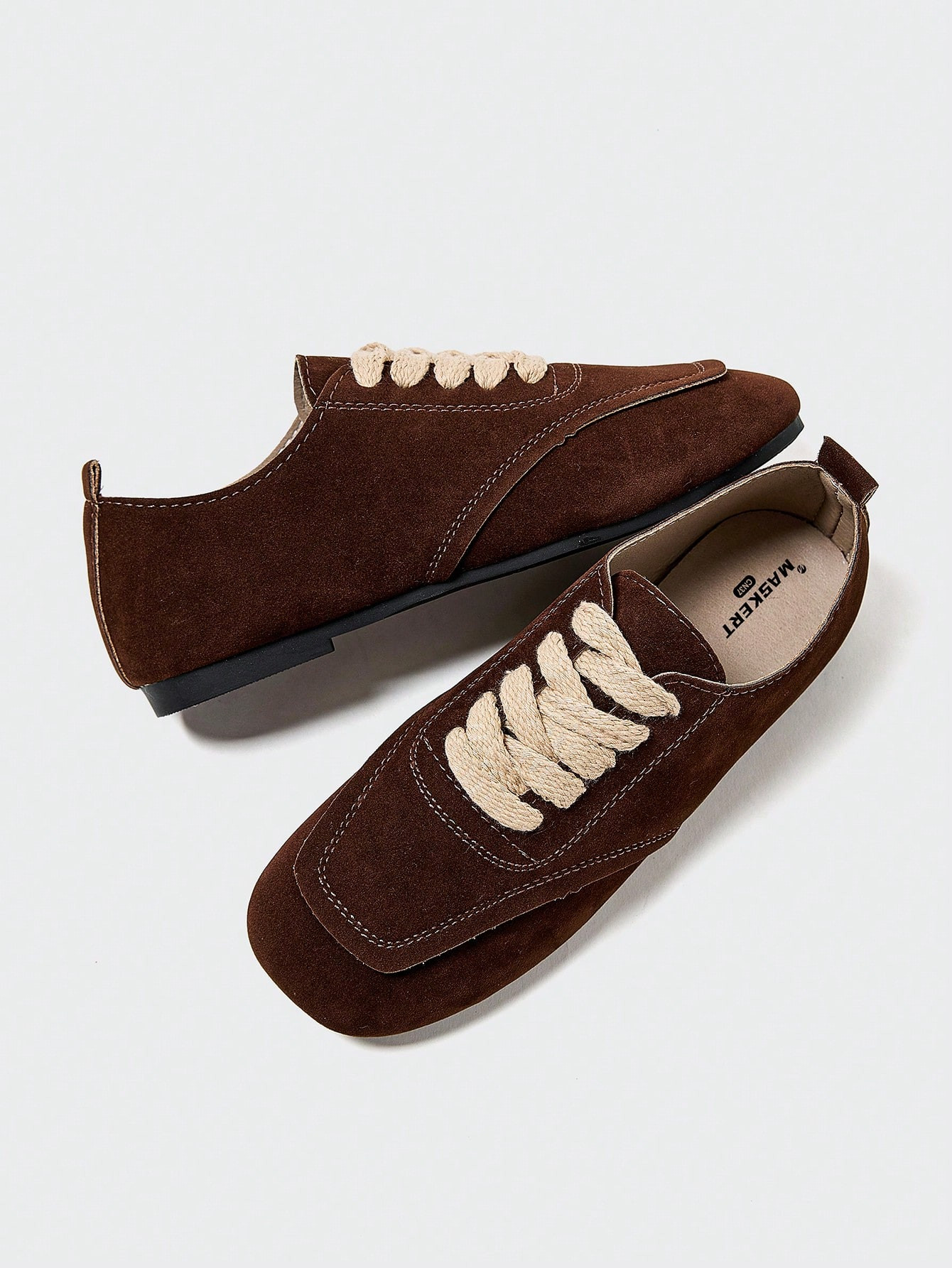 MASKERT Women's Casual Shoes, Women's Bean Shoes, Shoes, Leather Soft Soled Women's Shoes, Lightw... | SHEIN