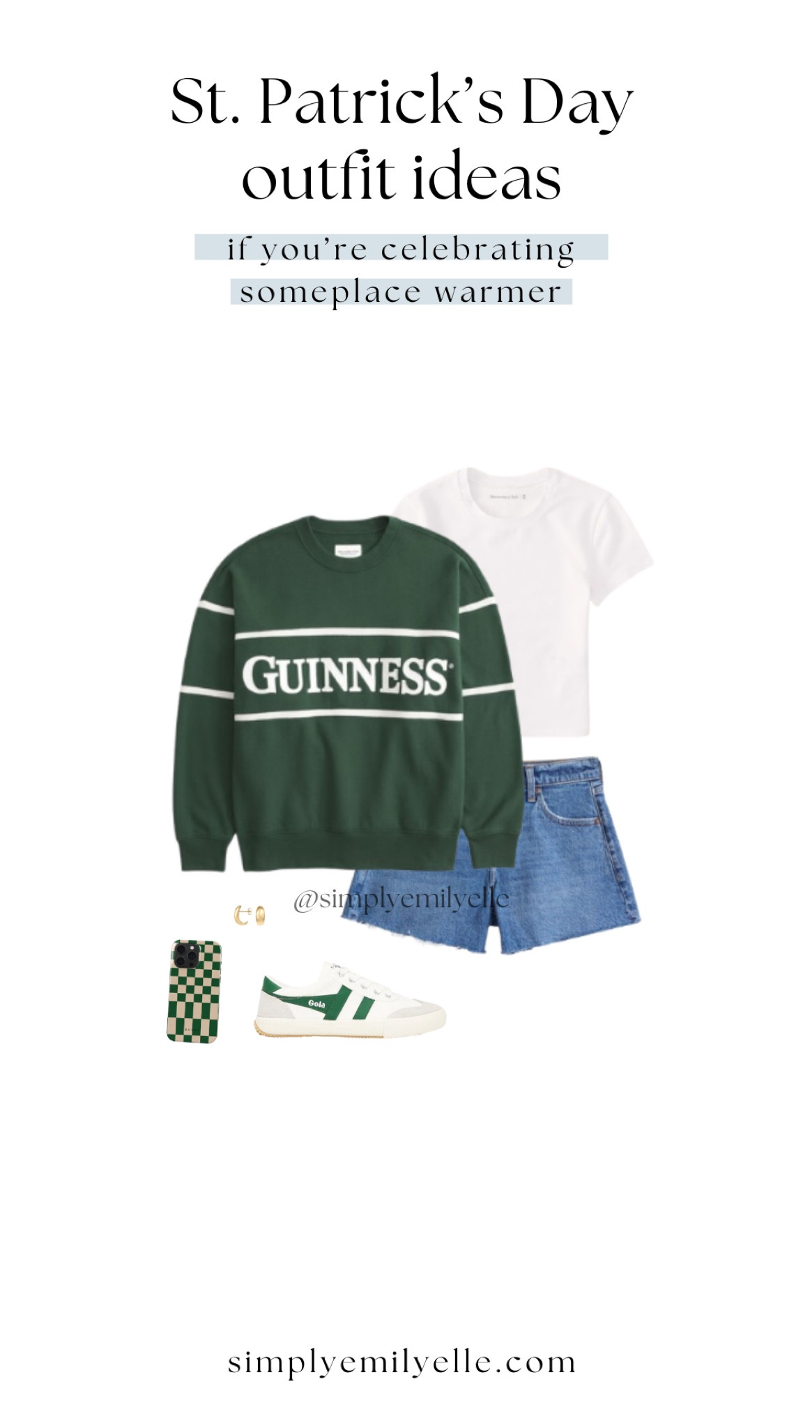 St. Patrick’s day outfit, st. Patrick’s day outfit ideas, st. Patrick’s day outfit inspo, st. Paddy’s day outfit, st. Pattys day outfit, green outfit, green sneakers, green top 


#LTKStyleTip #LTKFindsUnder50 #LTKSaleAlert