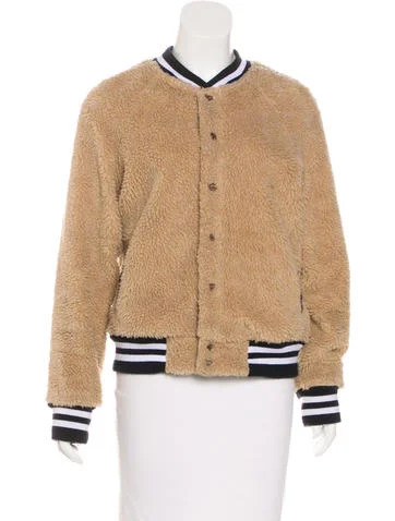 Mother Faux Fur Bomber Jacket | The Real Real, Inc.