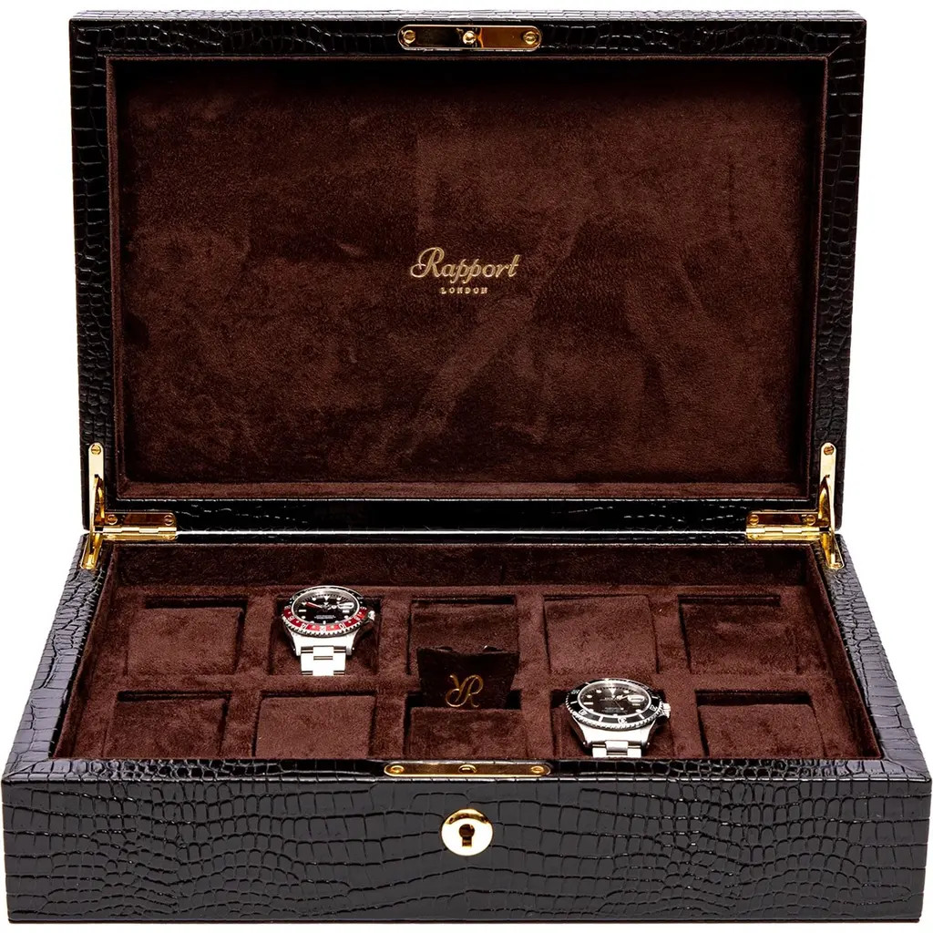 Rapport London BROMPTON TEN WATCH BOX in Brown at Nordstrom | Nordstrom