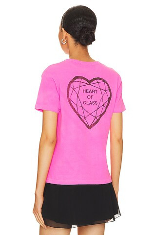 Blondie Heart Of Glass Flyer Ringer Tee in Sugar Plum | Revolve Clothing (Global)