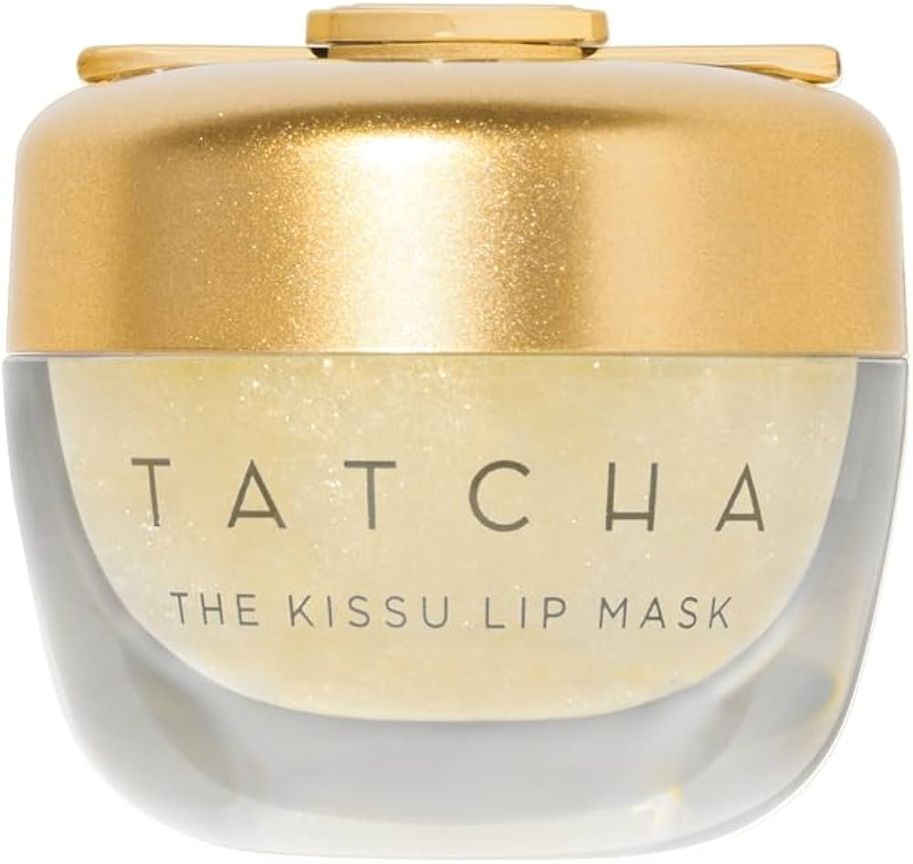 TATCHA The Kissu Gold Leaf Lip Mask | Limited-Edition Restorative Shimmery Lip Mask - Visibly Plu... | Amazon (US)