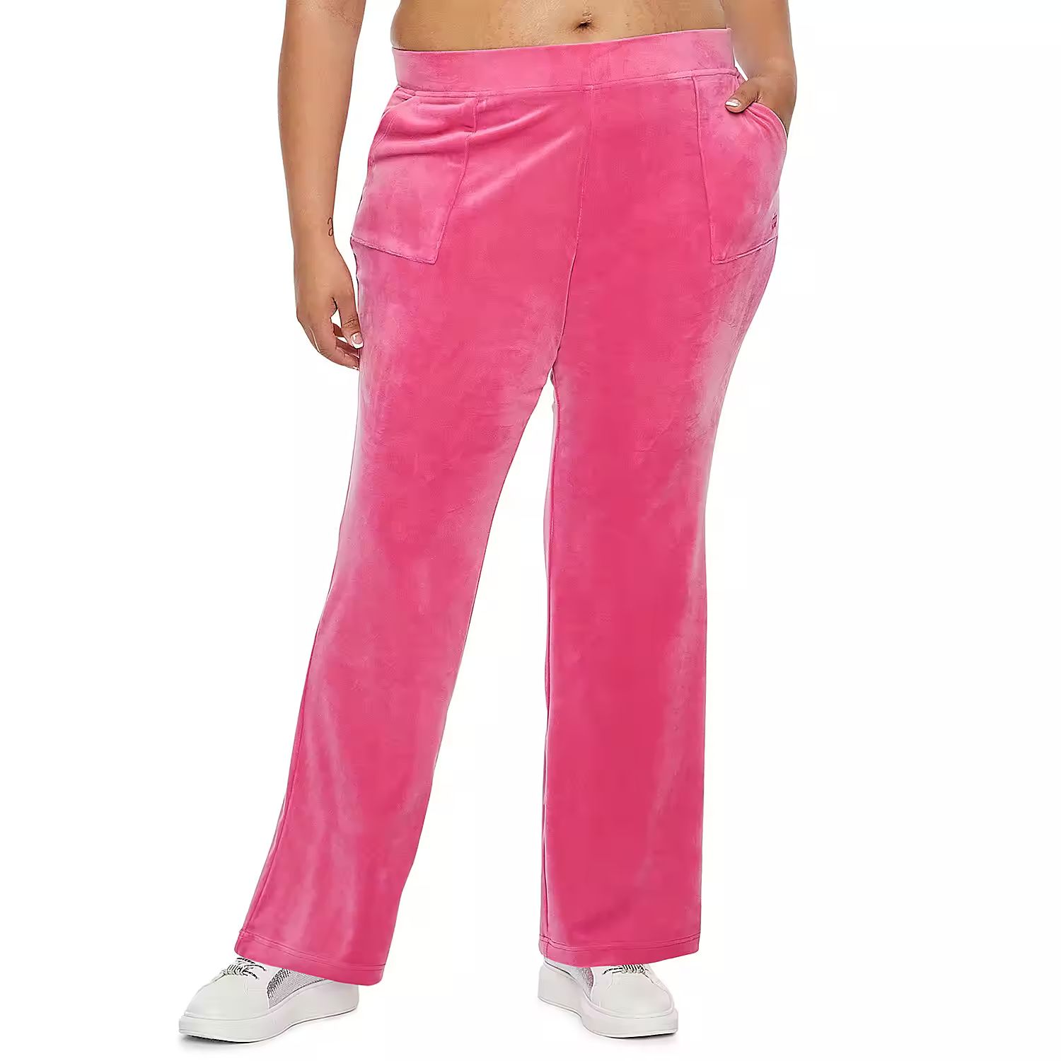 Juicy By Juicy Couture Womens Mid Rise Straight Track Pant-Plus | JCPenney
