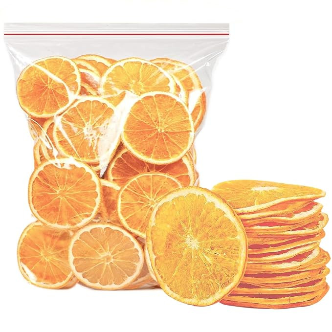 SXET Dried Orange Slices, Natural Dried Oranges Slices, Dehydrated Oranges for Cocktails, Crafts,... | Amazon (US)