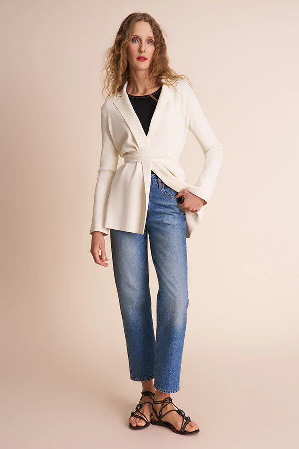 Merritt Wrap Jardigan :: Ivory | MM LaFleur
