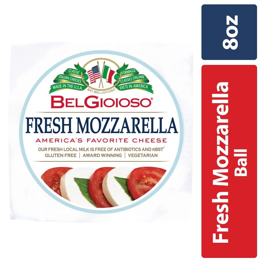 BelGioioso Gluten Free Fresh Mozzarella Cheese Ball, 8 Oz - Walmart.com | Walmart (US)