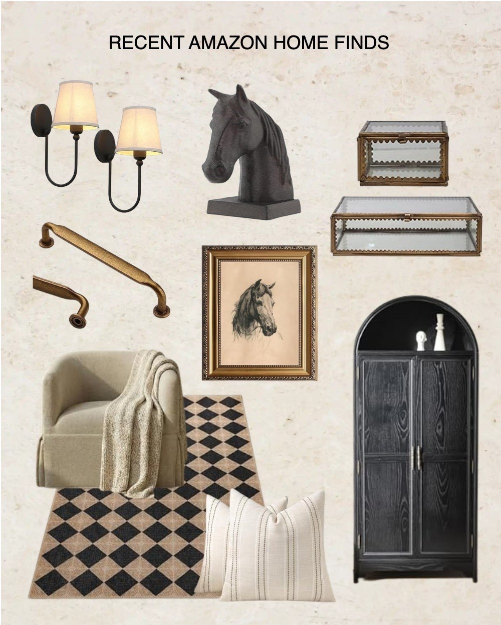 Recent Amazon Home finds that create an elevated sophisticated look 🖤

#amazonhome #amazonfinds #amazoncanada #interiordecor #neutralhomefinds #rug #cabinet #amazonfurniture #walllighting #simplehome #springrefresh #amazonmusthaves #decorativepillow #loungechair 

#LTKHome #LTKFindsUnder100 #LTKSaleAlert