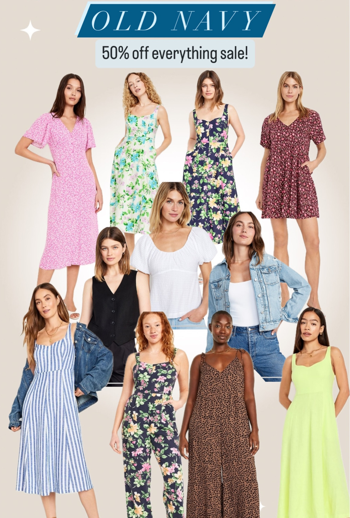OLD NAVY 50% off sale!

#LTKstyletip #LTKsalealert #LTKfindsunder50