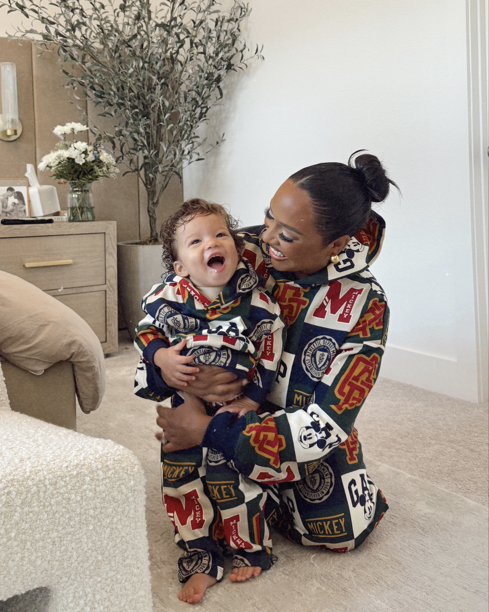 Mom and son ootd! Matching gap sets for the family! Love these cozy sweatsuits! 

#LTKKids #LTKFamily #LTKBaby
