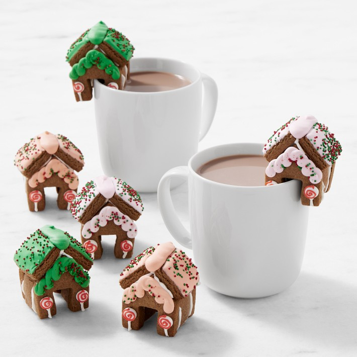 Mini Sugar Plum Gingerbread Houses, Set of 6 | Williams-Sonoma