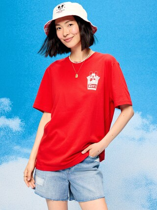 Old Navy x Disney Mickey Mouse Logo-Graphic T-Shirt for Adults | Old Navy (US)