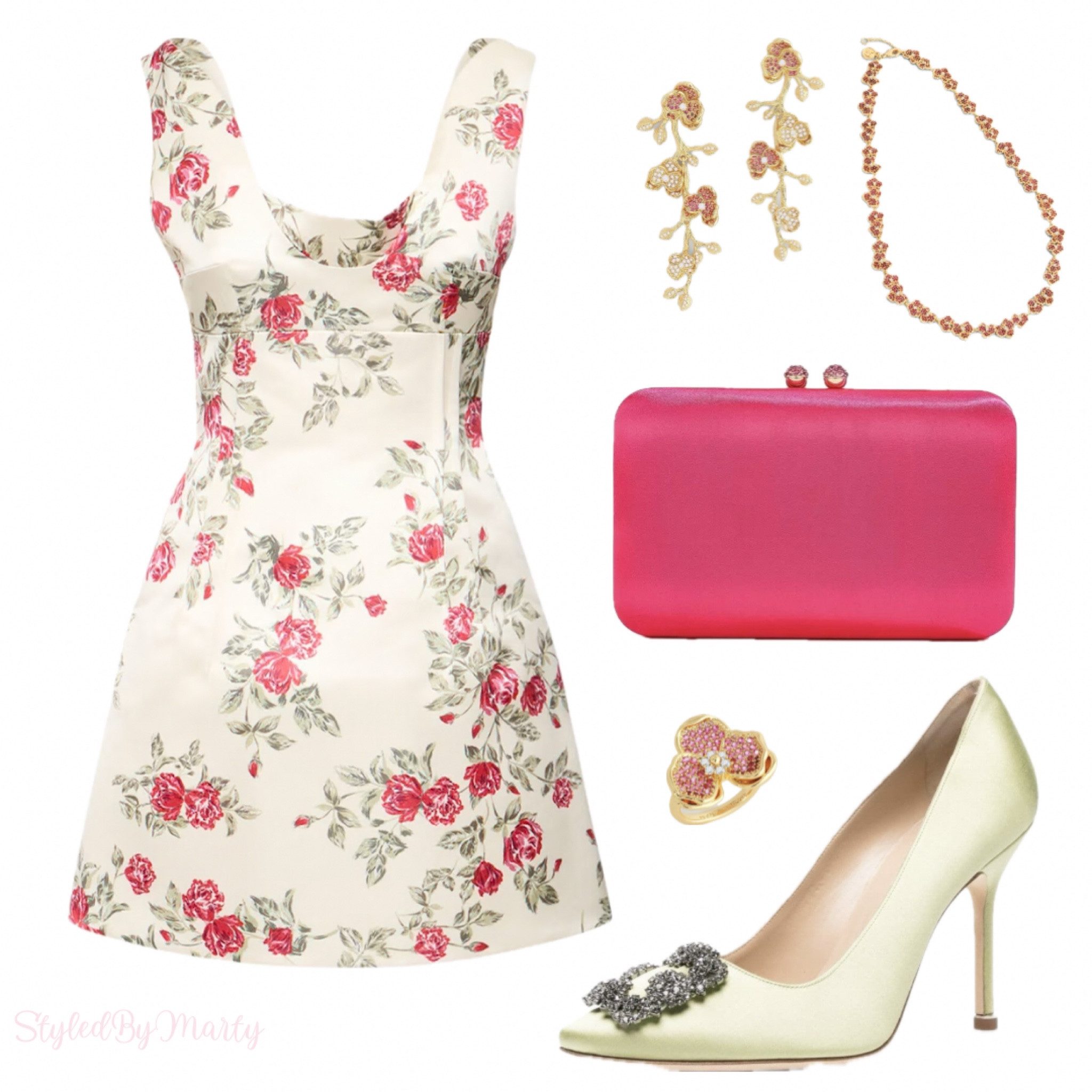 Valentine’s Day, Valentine’s Day outfit, Valentine’s Day dress, date outfit, floral dress, printed dress, pumps, Manolo Blahnik, evening shoes, party dress, feminine dress, feminine style 

#LTKeurope #LTKstyletip #LTKshoecrush
