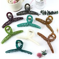 Retro Green Huge Hair Claw Clips For Thick Hair, Large Strong Clip, Women Claw, Clamp Girl, Accessories | Etsy (US)