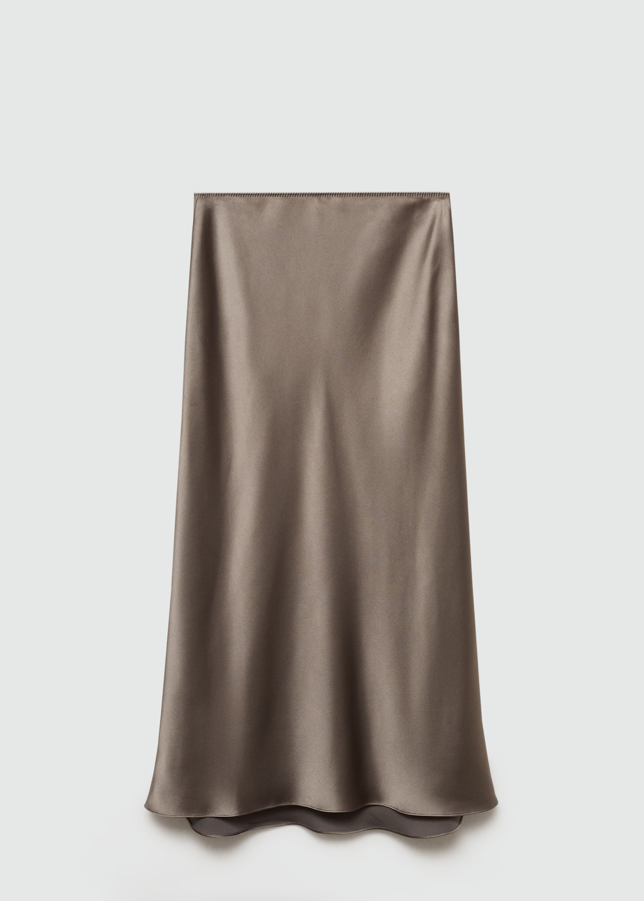 Satin long skirt | MANGO (UK)