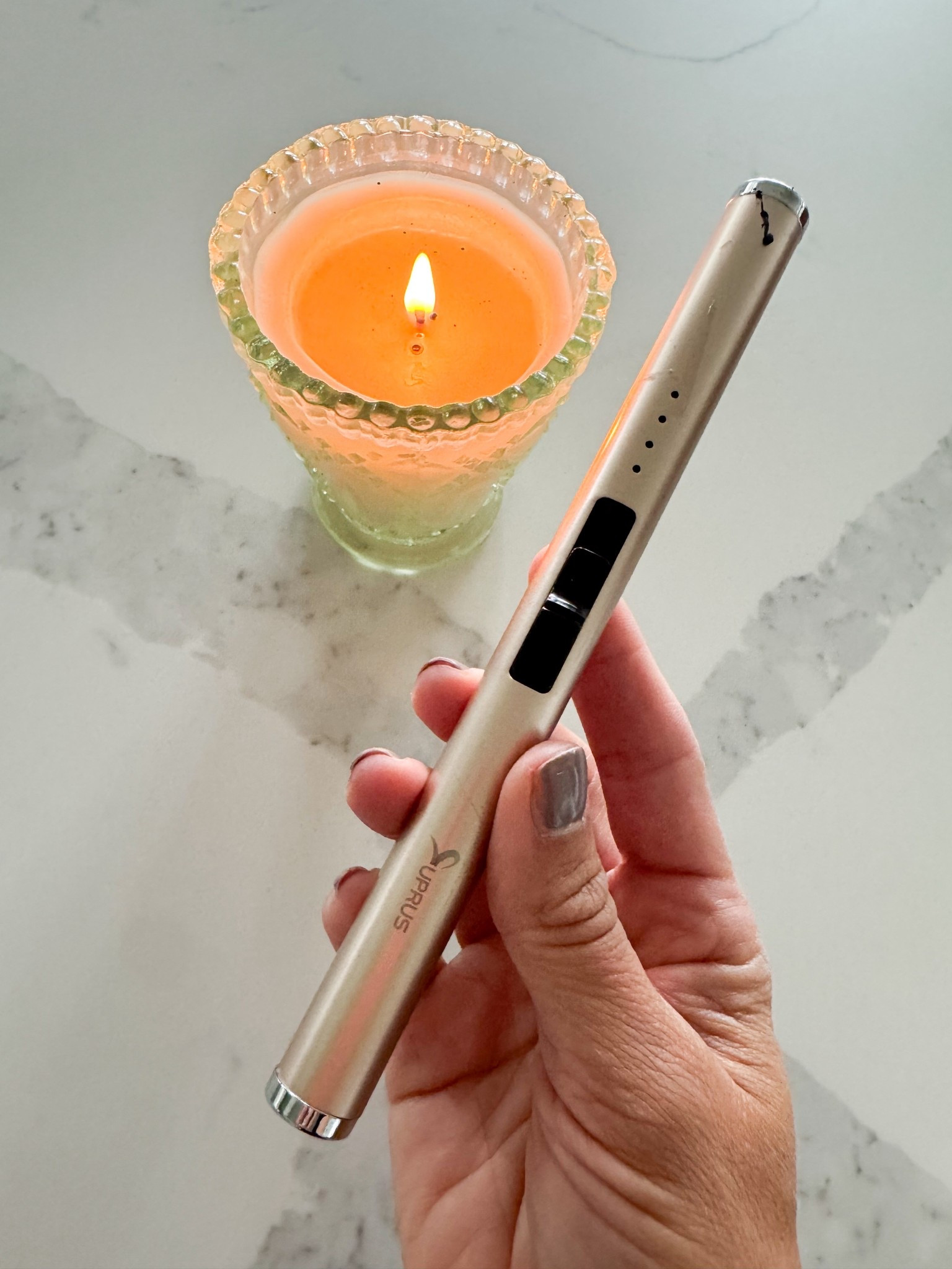The only electric lighter I use. It’s rechargeable and easy to use, my go to for turning on all candles, especially in the fall and winter to keep the house feeling warm and cozy.



Household items  rechargeable lighter  PaisleyAndSparrow






#LTKFamily #LTKHome #LTKFindsUnder50