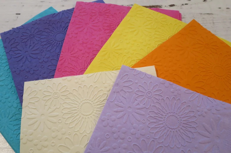 Flower Napkins Daisy Napkins Birthday Party Baby Shower | Etsy | Etsy (US)