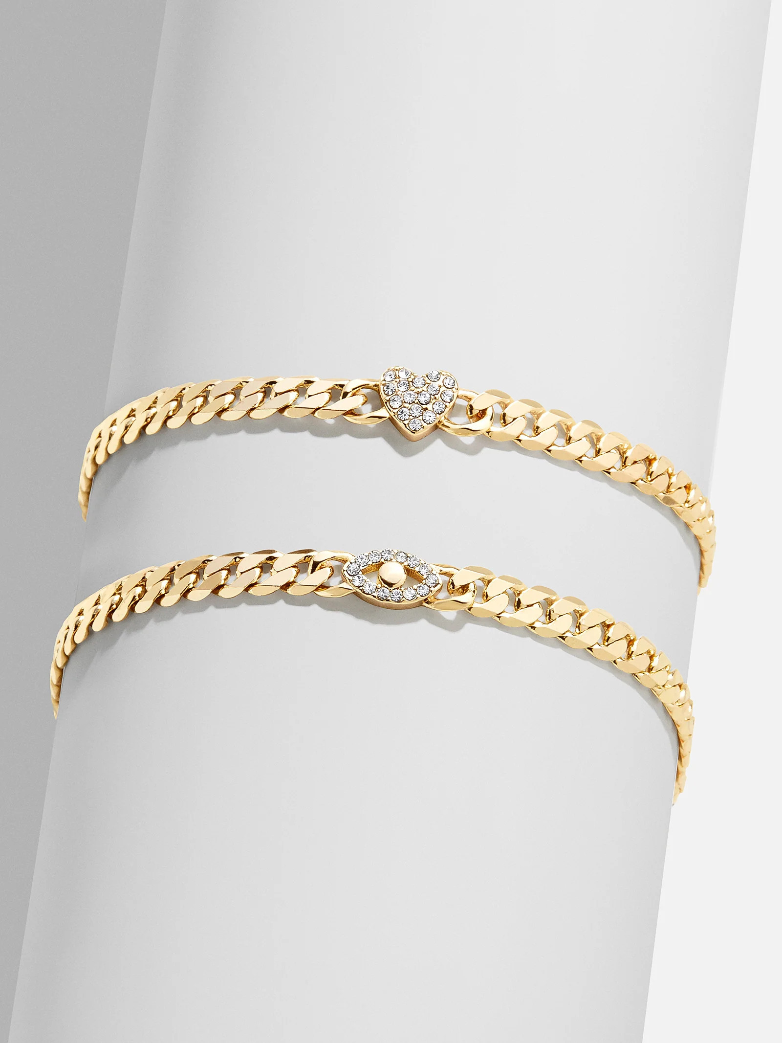 Meaningful Motif Curb Chain Bracelet | BaubleBar (US)