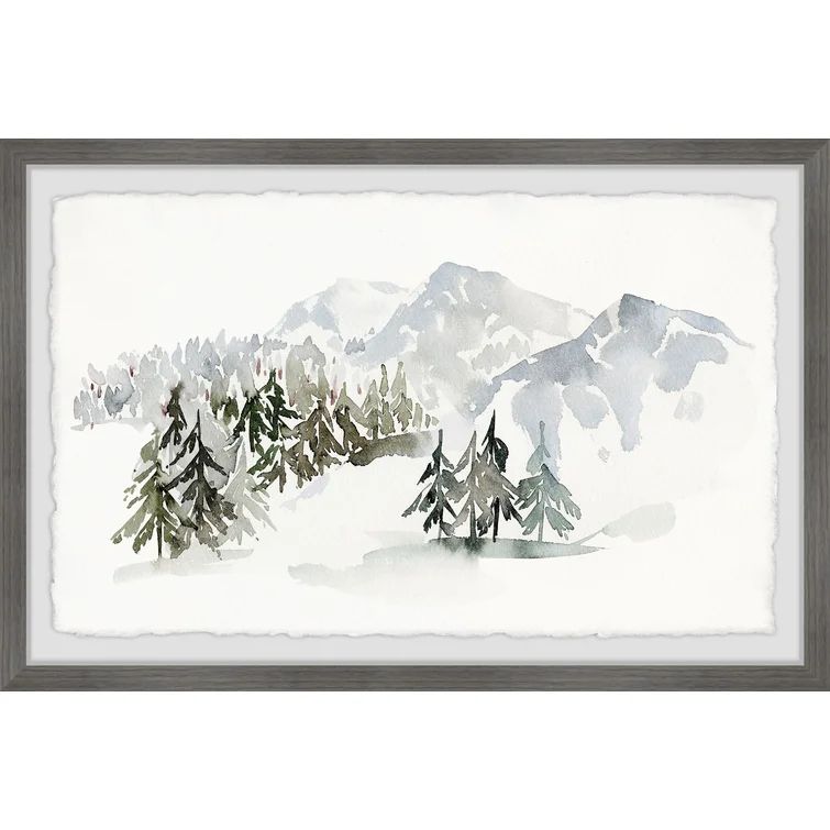 I Like The Winter Silence - Picture Frame Painting | Wayfair North America