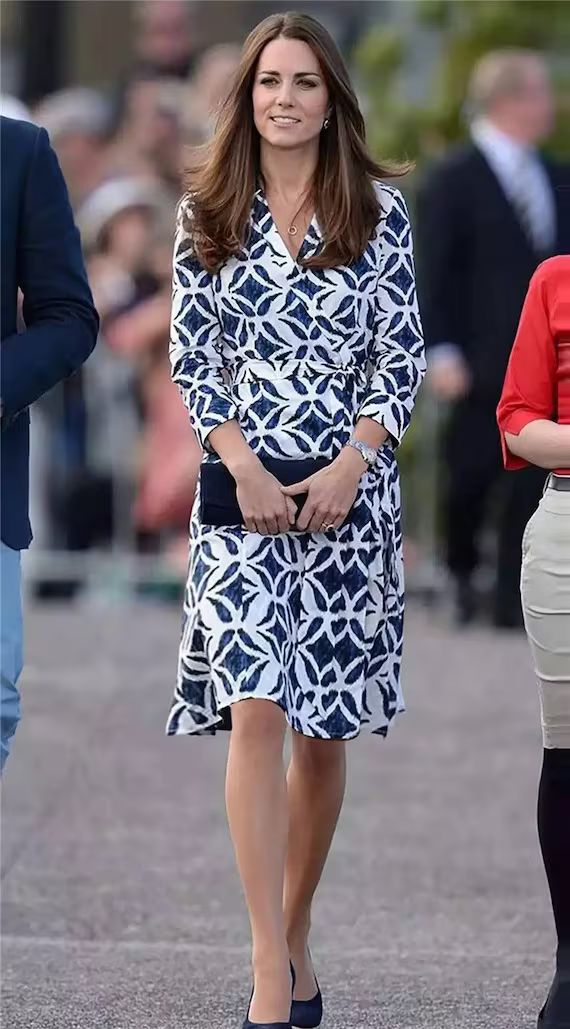 Kate Middleton Vintage Midi Dress - Etsy | Etsy (US)