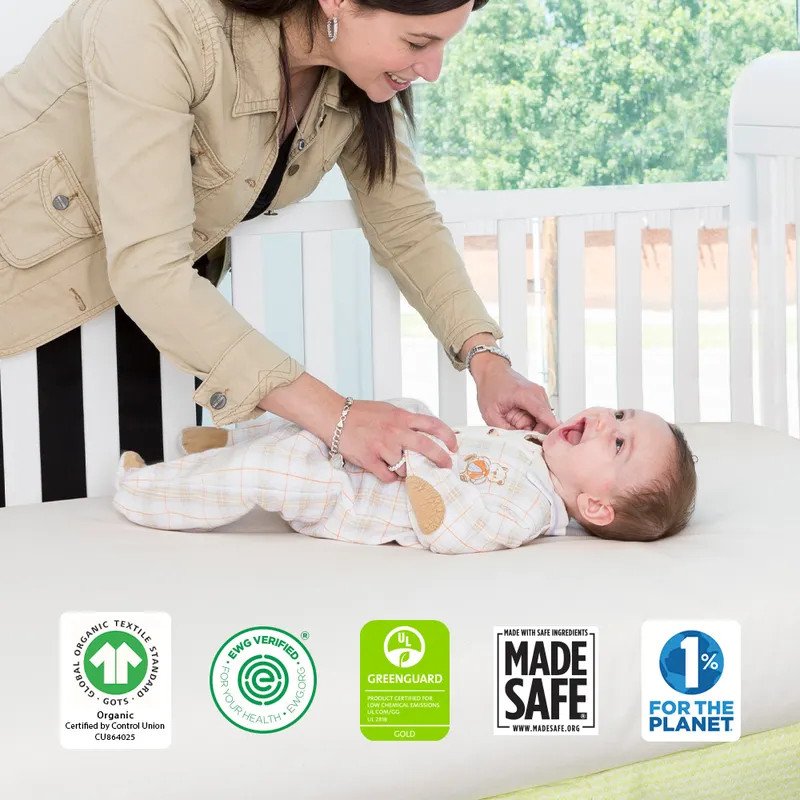 Classic Organic Cotton Crib Mattress | Naturepedic