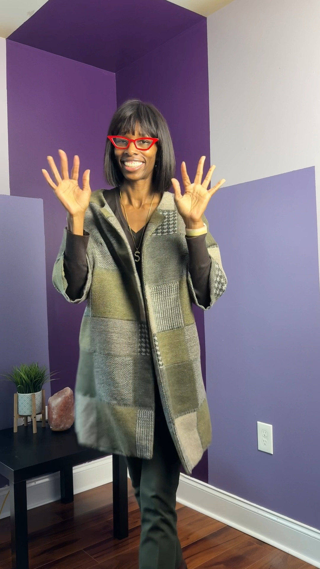 This cool but sunny weather had me wearing this Eva Franco 3/4 sleeve thigh length wool coat. Love it. Everyone needs a thigh length warm coat for days like this  

#LTKGiftGuide #LTKOver40 #LTKStyleTip