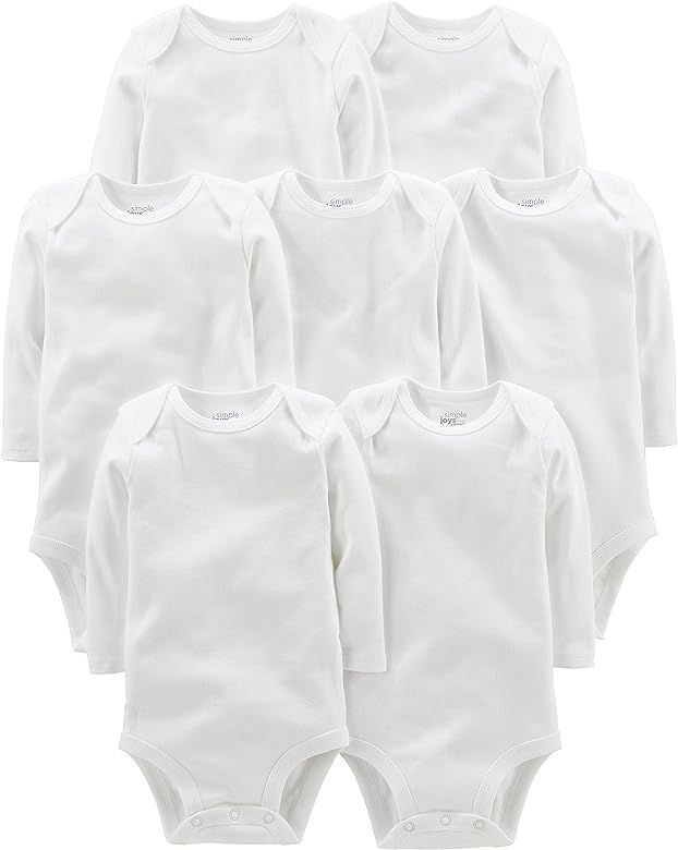 Baby 7-Pack Long-Sleeve Bodysuit | Amazon (US)