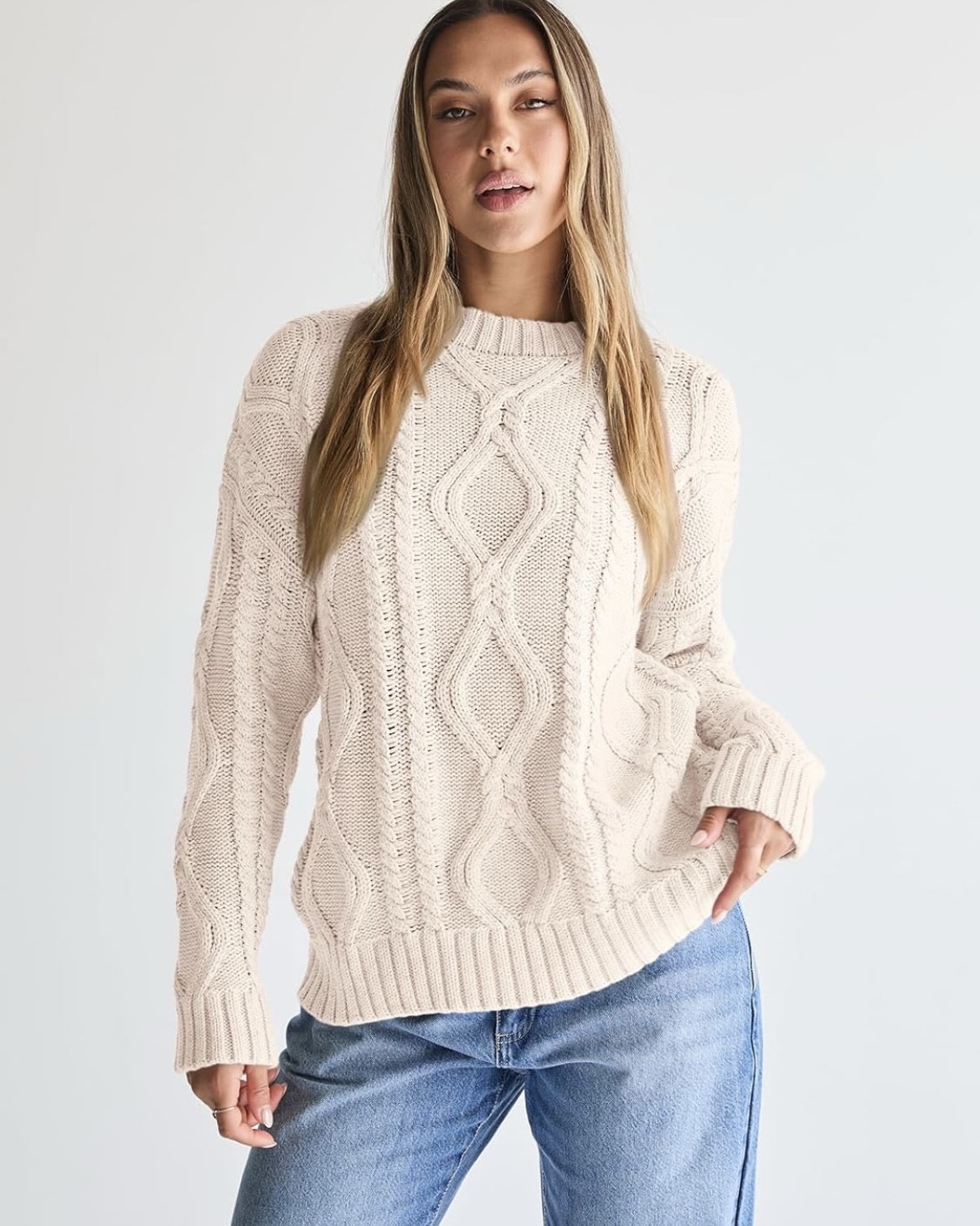 This is the Amazon sweater everyone needs 🤍
Soft, cozy, and actually flattering — the perfect throw-on-and-go piece you’ll reach for nonstop.

✔️ classic cable knit
✔️ relaxed but polished fit
✔️ layers beautifully or wears solo
✔️ looks WAY more expensive than it is

I linked it in my LTK + Amazon Storefront so you can shop it fast 🛒
👉 Grab yours before it sells out — this one won’t stay in stock long.

✨ Shop now → link in bio / links in comments

#AmazonFinds #AmazonStyle #LTKFinds #NeutralStyle #CozyChic #EverydayOutfits 