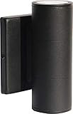 Nuvo 62/1142R1 Two Light Outdoor Wall LED Up-and-Down Sconce, 10W/120-277V, Black, Small | Amazon (US)