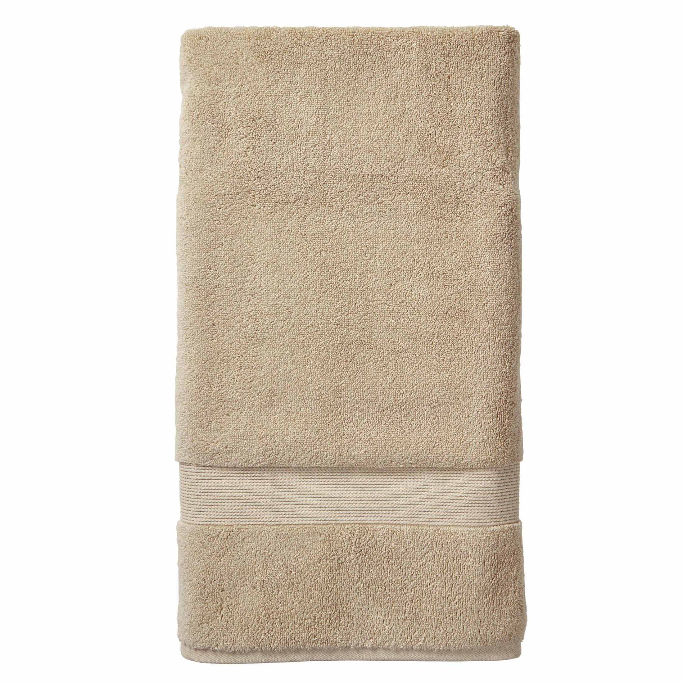 Better Homes & Gardens Signature Soft Solid Bath Sheet, Almond Biscuit | Walmart (US)