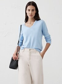 Forever V-Neck Sweater | Banana Republic Factory