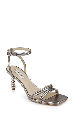 Badgley Mischka Belen Heeled Sandal, Light Bronze, 10 | Amazon (US)