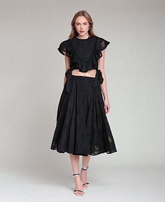 Women's Side Zippered Maxi Skirt | Macy's