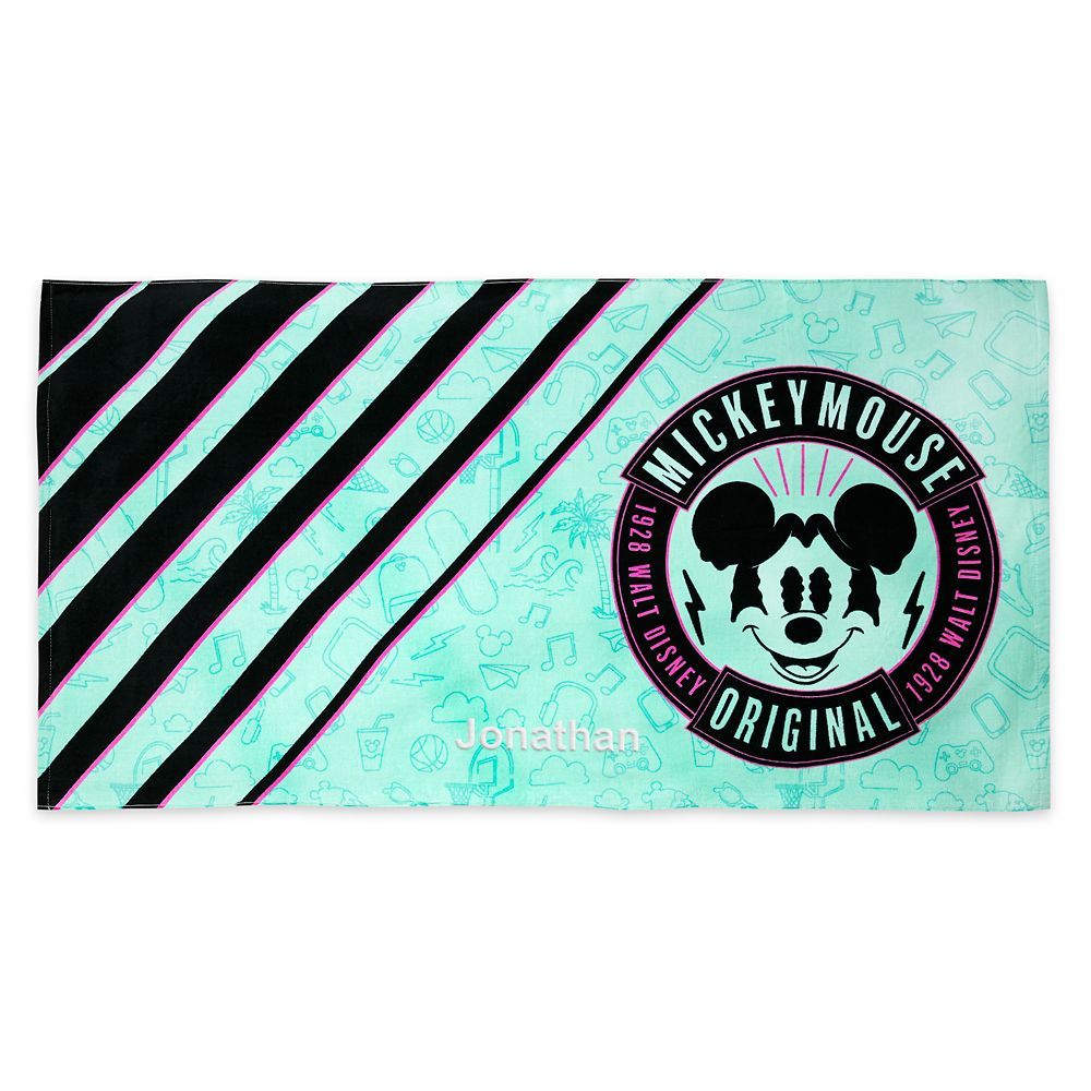 Mickey Mouse Beach Towel for Kids – Personalized | Disney Store