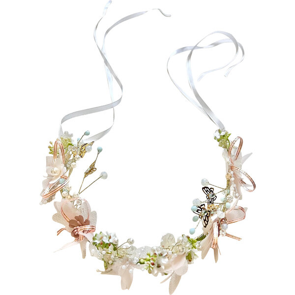 Butterfly Hair Wreath, Pastel | Maisonette
