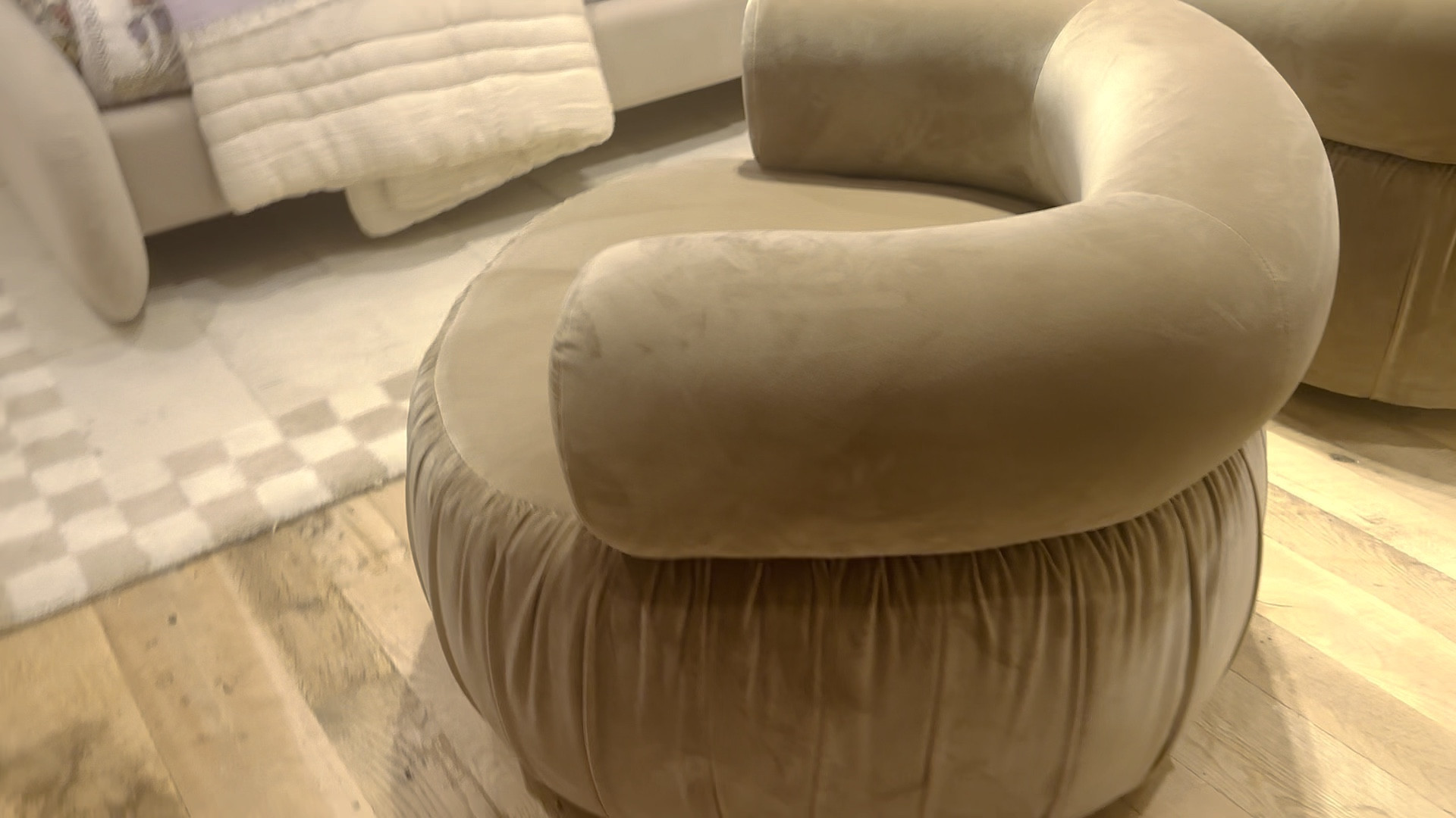 Cozy swivel chair. 

#LTKHome