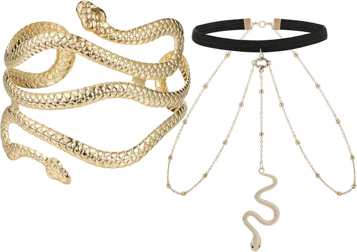 Snake Leg Chain for Women Gold Snake Open Bangle Cuff Bracelet Vintage Snake Jewelry Boho Body Th... | Amazon (US)