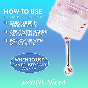 Peach Slices | Snail Rescue Blemish Busting Toner | 95% Snail Mucin | Pore Cleaner | Hydrates & B... | Amazon (US)