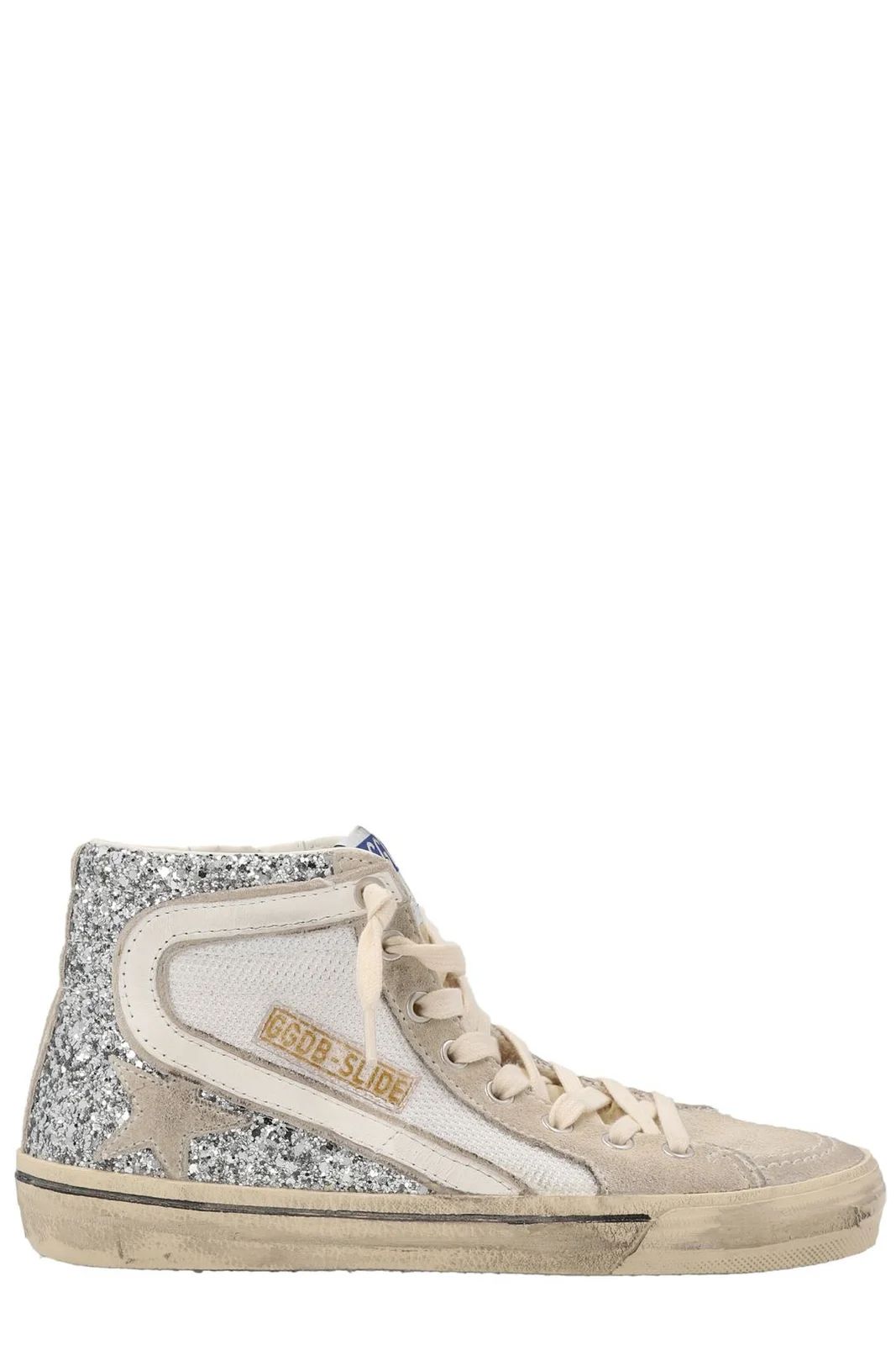 Golden Goose Deluxe Brand Embellished Lace-Up Sneakers | Cettire Global