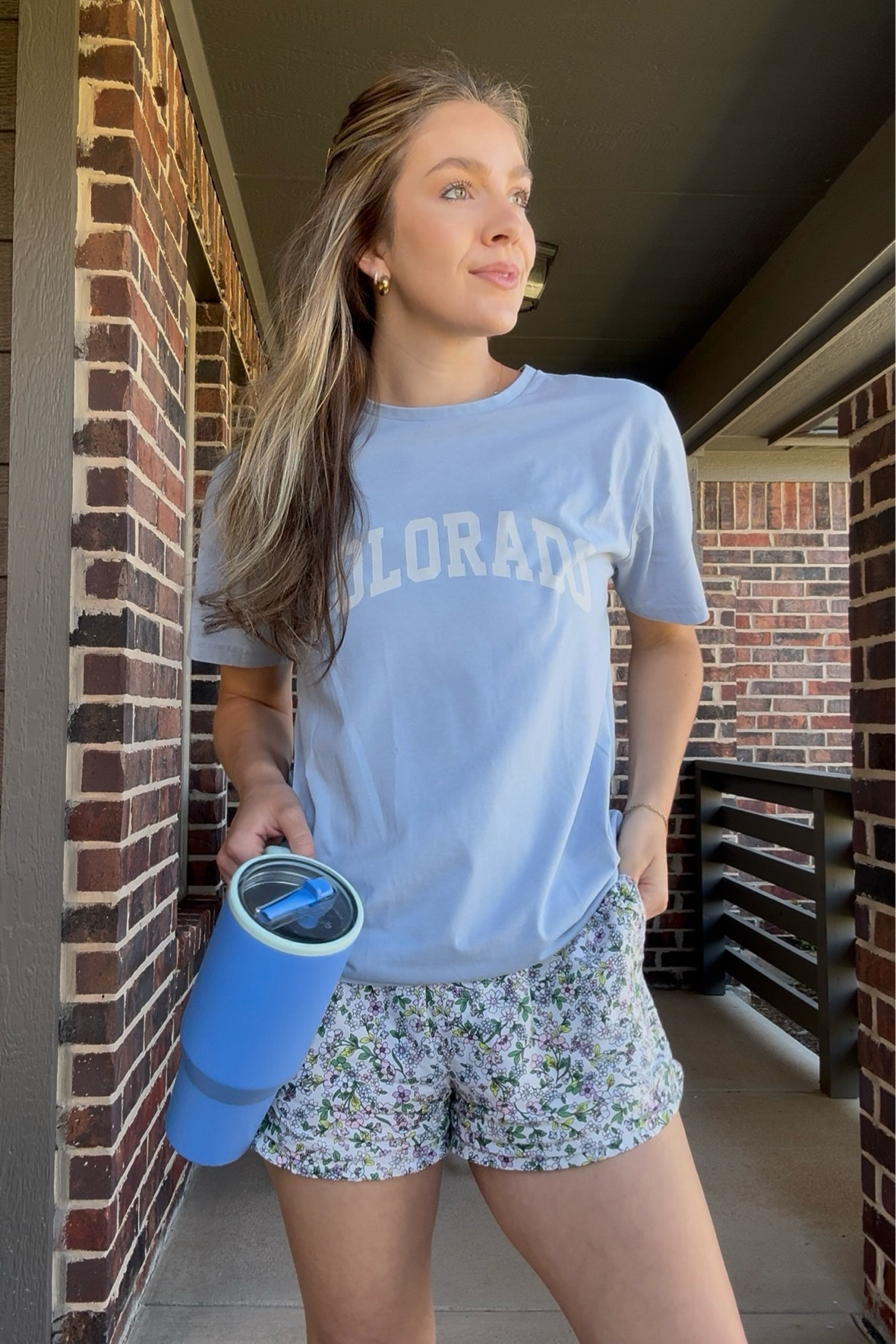 Easiest mom OOTD🩵

Thrifted T-shirt but linked similar
Size small in shorts 

#LTKFindsUnder50 #LTKSeasonal