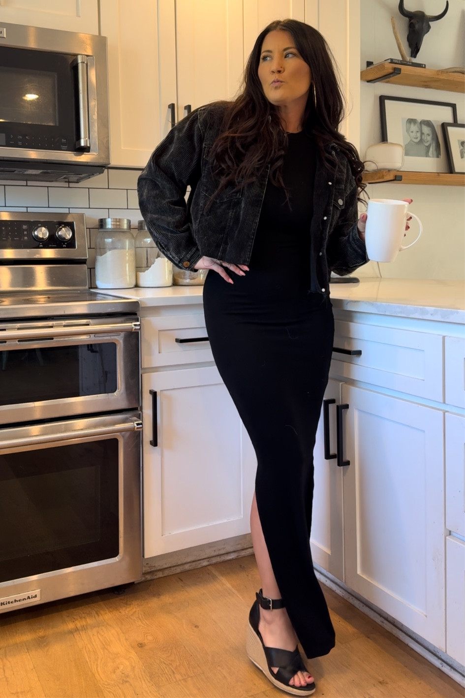 Freaking out this dress is currently apart of @thefoxykind warehouse sale. If you have been eyeing this dress, now is the time! My code: HOLLYANN even stacks on top of the sale ✨🖤