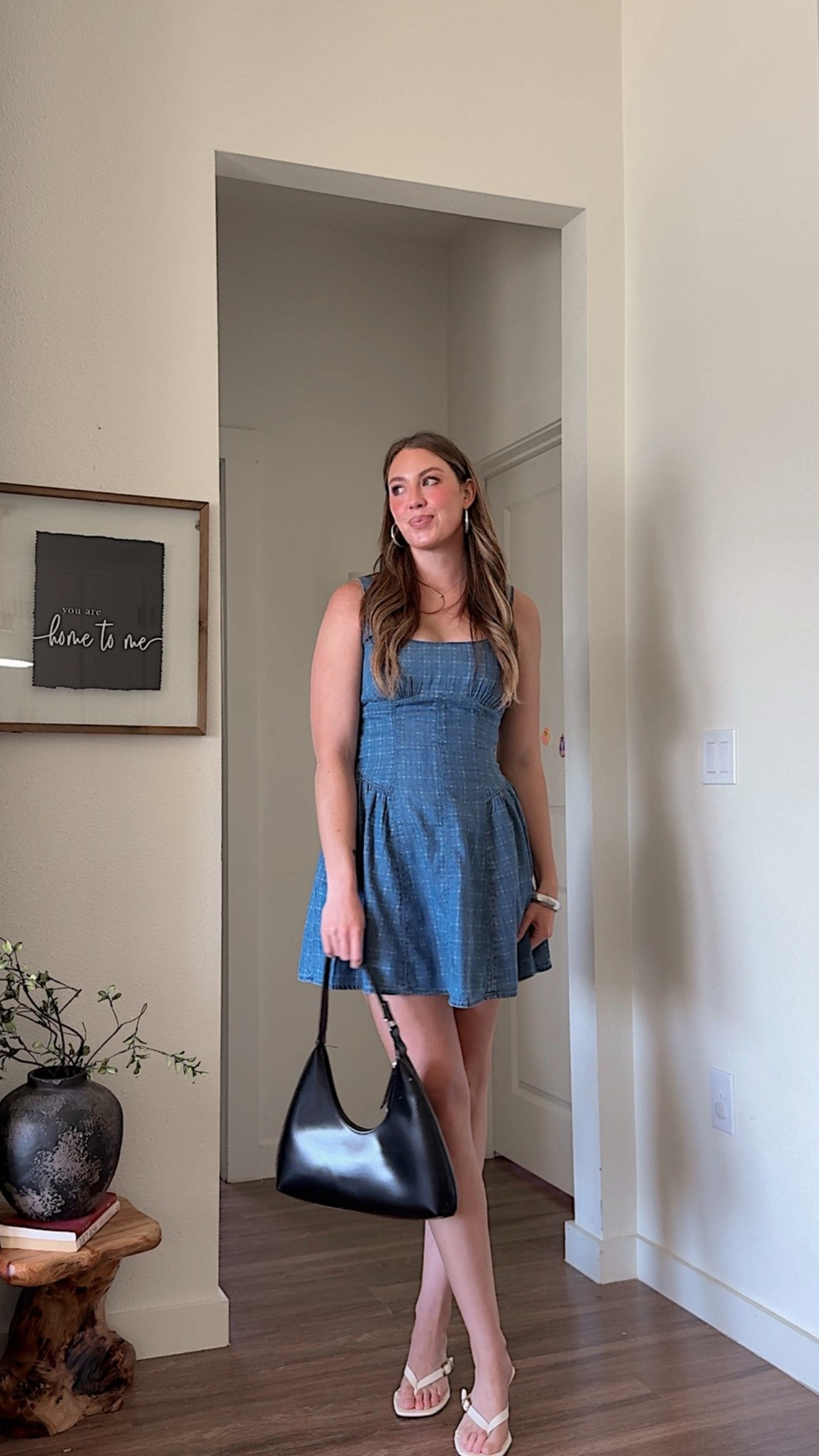 Denim chambray mini dress that comes in short reg & tall! Use code: SHORTSAF for additional 15% off! I’m wearing a small tall

#LTKootd #LTKMothersDay #LTKSeasonal