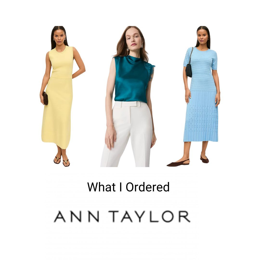 I haven't ordered from @AnnTaylor in a bit and found some beautiful items- all on sale! Can't wait to try! 

 