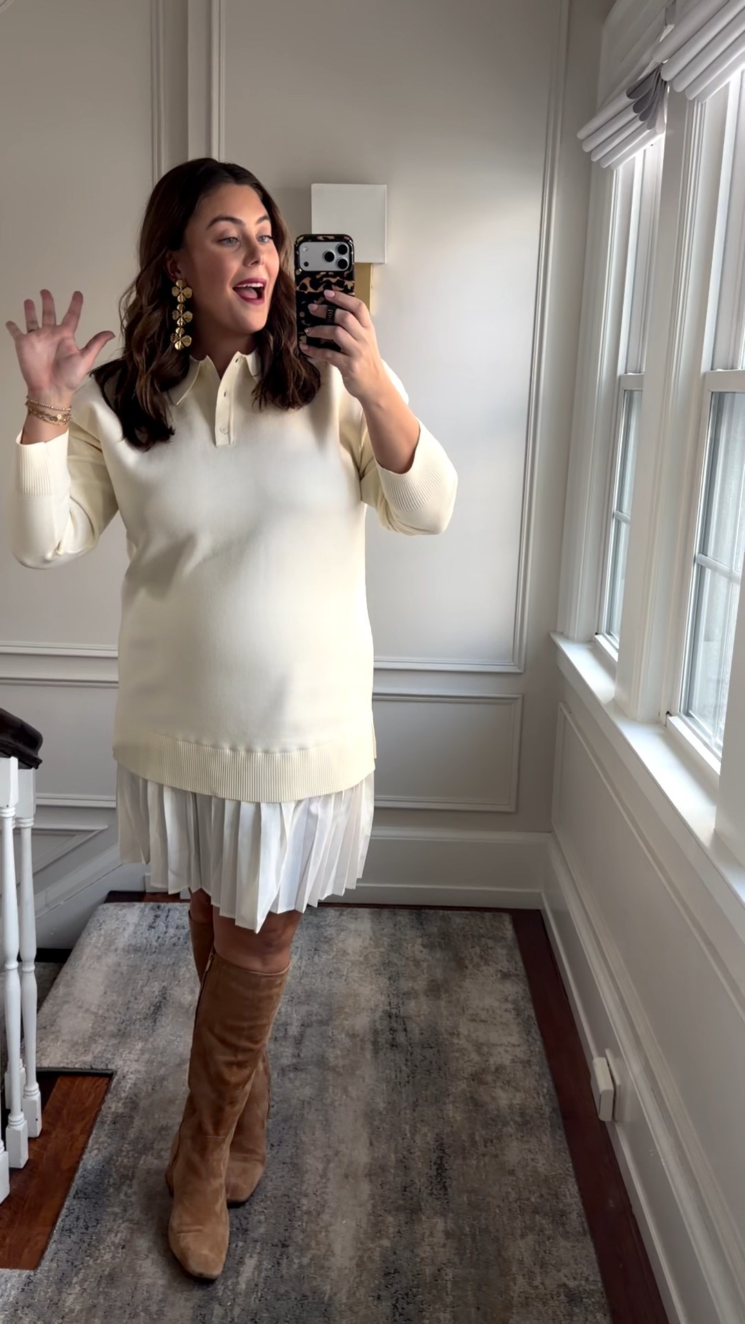 Wearing 2x (sized up for more roominess) but runs generously I think! 

#LTKBump #LTKPlusSize #LTKWorkwear