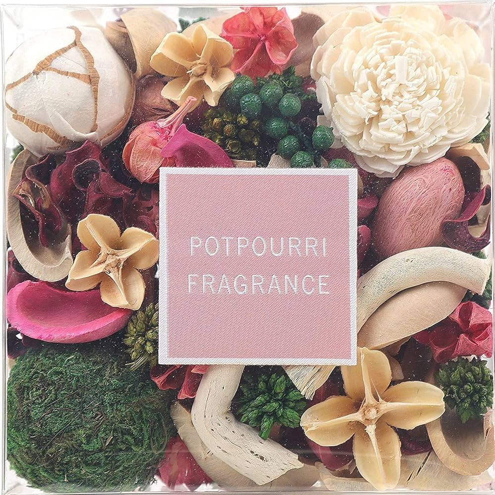 Qingbei Rina Spring Potpourri Bowl Filler, Rose Scented Potpourri Dried Flower, Decorative Vase F... | Amazon (US)